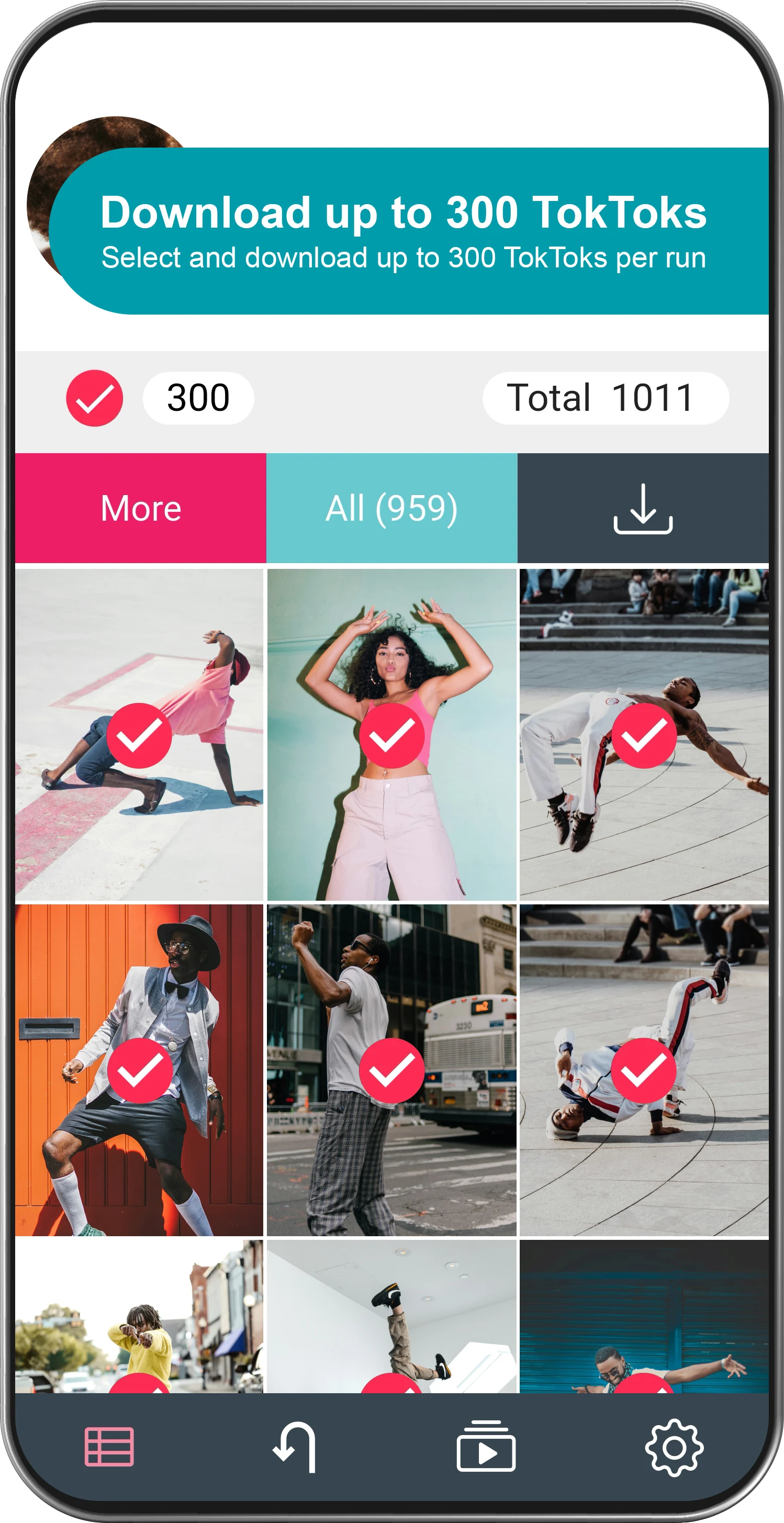 Massive TokTok Downloader screenshot
